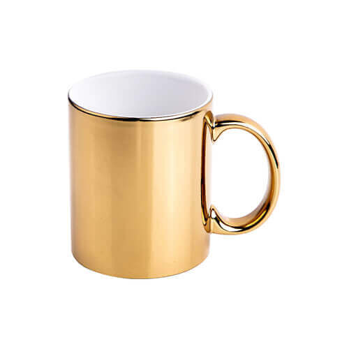 Zelta krūze ar apdruku 330 ml